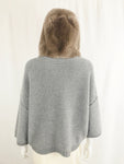 Persico Wool Sweater With Rabbit Hood Size S