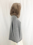 Persico Wool Sweater With Rabbit Hood Size S