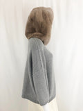 Persico Wool Sweater With Rabbit Hood Size S