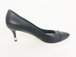Chanel Leather Cc Pumps Size 41 It (11 Us)