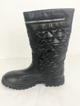 Chanel Quilted Snow Boots Size 41 It (11 Us)