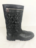 Chanel Quilted Snow Boots Size 41 It (11 Us)