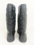 Chanel Quilted Snow Boots Size 41 It (11 Us)