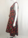 NEW Oscar De La Renta Floral Belted Dress Size 20