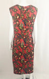 NEW Oscar De La Renta Floral Belted Dress Size 20