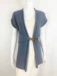Rivamonti Sweater Vest With Leather Buckle Size S