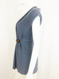 Rivamonti Sweater Vest With Leather Buckle Size S