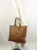 Vitello Daino Leather Tote Bag