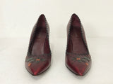 Prada Floral Accent Pumps Size 8.5