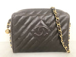 Vintage Chanel Caviar Leather Shoulder Bag