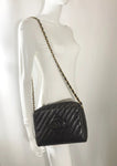 Vintage Chanel Caviar Leather Shoulder Bag