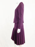 St. John Suit With Pleated Skirt Size 8