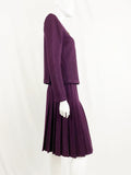 St. John Suit With Pleated Skirt Size 8