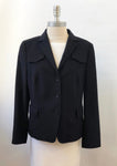 Akris Punto Wool & Angora Jacket Size 12