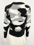 Brodie Cashmere Camo Sweater Size M