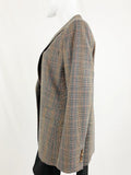 Lafayette 148 Wool Check Blazer Size 10