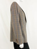 Lafayette 148 Wool Check Blazer Size 10