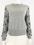 Blumarine Eyelet Sleeve Sweater Size S