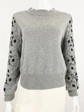 Blumarine Eyelet Sleeve Sweater Size S