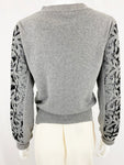 Blumarine Eyelet Sleeve Sweater Size S