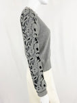 Blumarine Eyelet Sleeve Sweater Size S