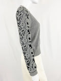 Blumarine Eyelet Sleeve Sweater Size S