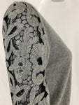 Blumarine Eyelet Sleeve Sweater Size S
