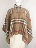 Burberry London Cashmere Blend Poncho