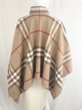 Burberry London Cashmere Blend Poncho