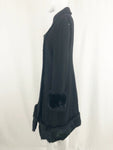 Moschino Rabbit Trim Coat Size 10