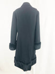 Moschino Rabbit Trim Coat Size 10