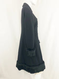 Moschino Rabbit Trim Coat Size 10