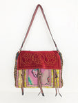 NEW Etro Embroidered Messenger Bag