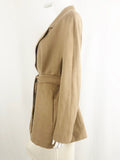 Escada Cashmere Belted Jacket Size Large