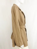 Escada Cashmere Belted Jacket Size Large
