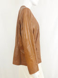 Lafayette 148 Leather Jacket Size 16
