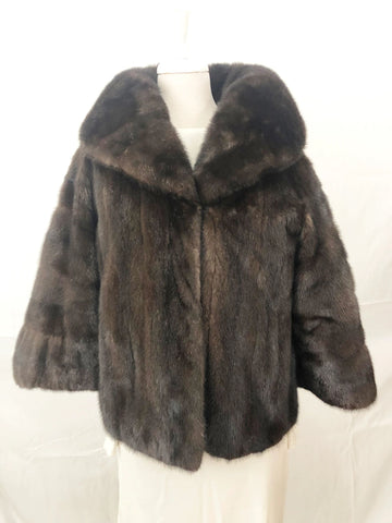 Dark Brown Mink Jacket