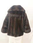 Dark Brown Mink Jacket