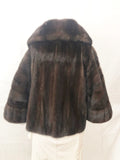 Dark Brown Mink Jacket