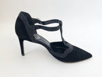 Rene Caovilla Suede T-Strap Pump Size 35 It (5 Us)