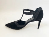 Rene Caovilla Suede T-Strap Pump Size 35 It (5 Us)