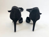 Rene Caovilla Suede T-Strap Pump Size 35 It (5 Us)