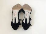 Rene Caovilla Suede T-Strap Pump Size 35 It (5 Us)