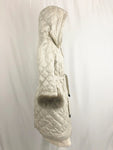 S Max Mara Quilted Reversible Coat With 2 Belts/Cuffs Size 10
