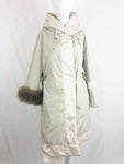 S Max Mara Quilted Reversible Coat With 2 Belts/Cuffs Size 10
