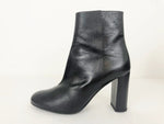 Saint Laurent Leather Bootie Size 35.5 It (5.5 Us)