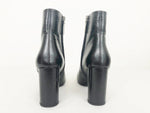Saint Laurent Leather Bootie Size 35.5 It (5.5 Us)