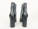 Saint Laurent Leather Bootie Size 35.5 It (5.5 Us)