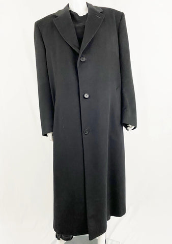 Men's Loro Piana Cashmere Overcoat Size 46 R