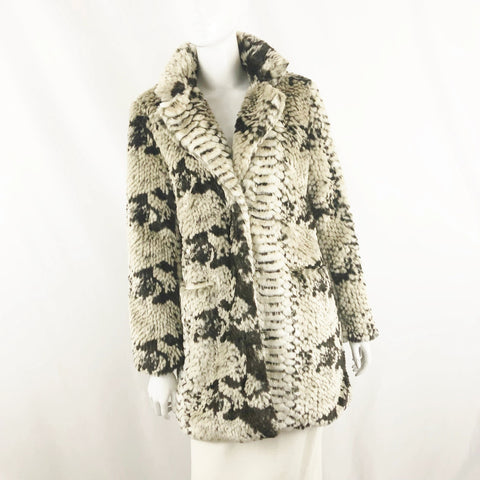 NEW Apparis Faux Fur Coat Size M
